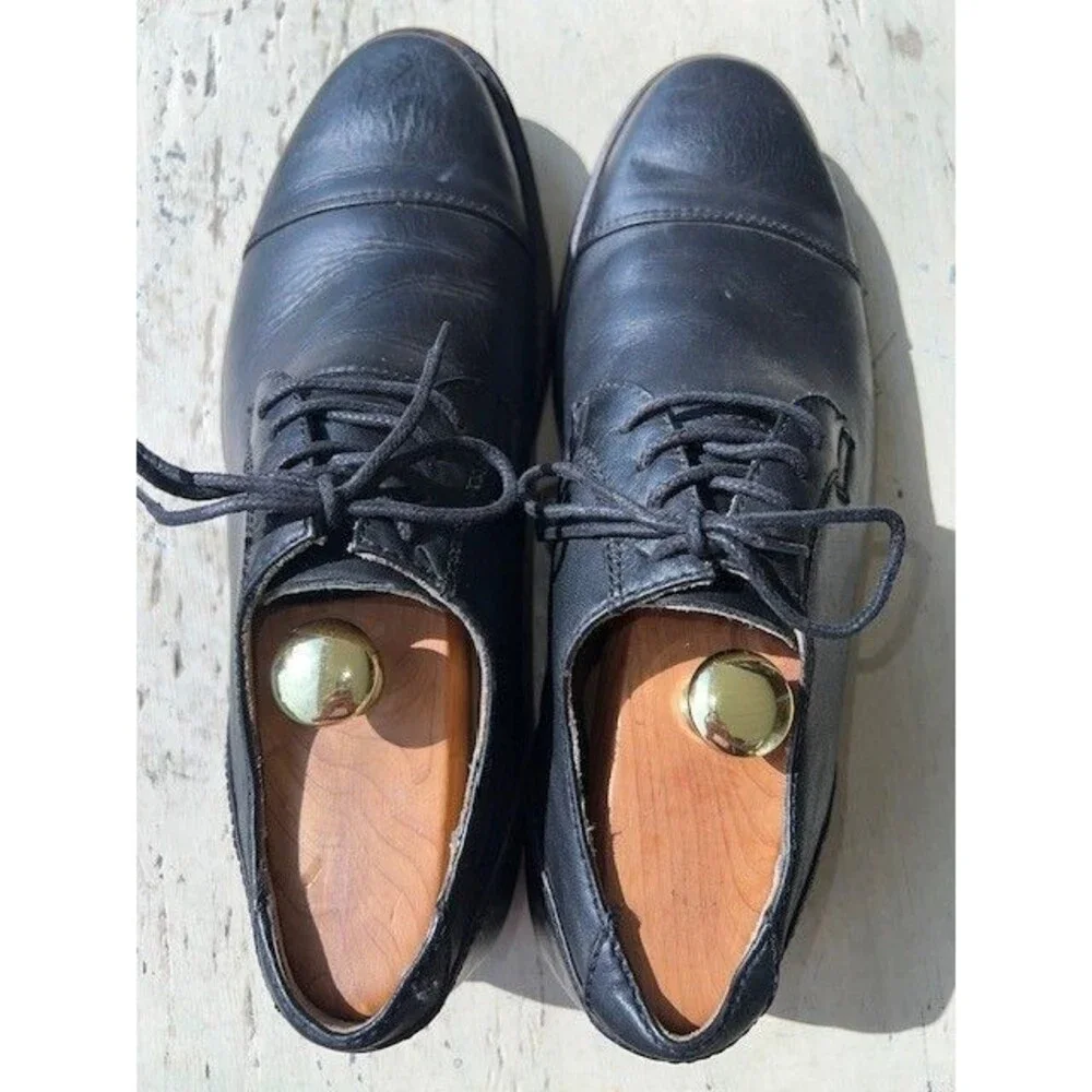 Seal Of The Sutro “Ralston” San Francisco Goodyear Welted Black CapToe Shoes 12D